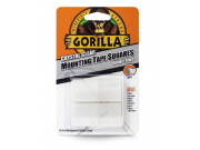 Gorilla Crystal Clear Mounting Tape Squares (double-sided / 24 pre-cut squares / 2.5 x 2.5cm)